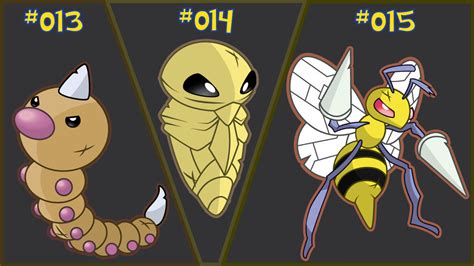 Evolution Of Weedle By Lord Fozzmere On Deviantart