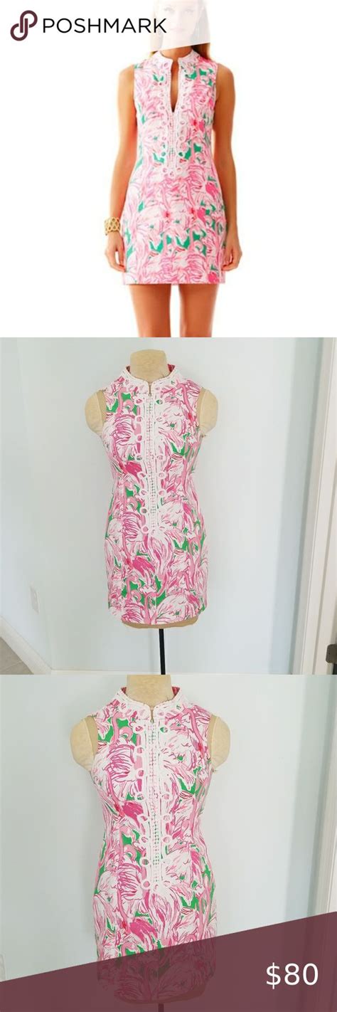 Lilly Pulitzer Alexa Shift Dress In Pink Colony Shift Dress Clothes