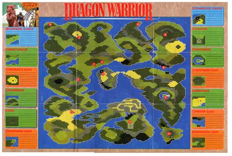Dragon Warrior 1 Map World Map 07