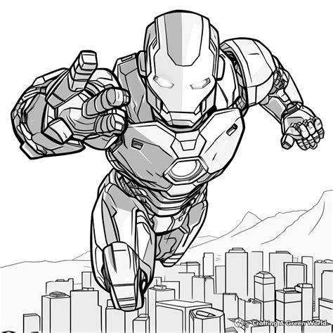Iron Man Coloring Pages Free And Printable