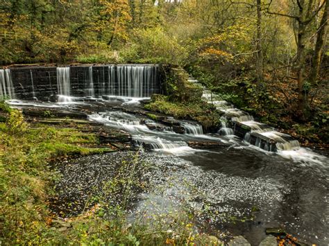 England Parks Forests Waterfalls Stream Yarrow Valley Country
