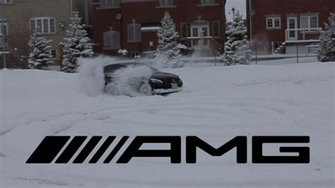 Mercedes Benz 4matic Snow Drifting Youtube