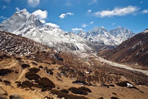 Sagarmatha National Park Nepal Himalaya Stock Photo Image Of Everest