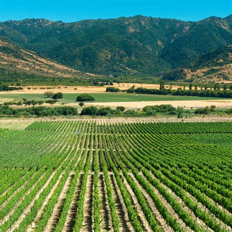 Rapel Valley Wine Region In Central Valley Chile