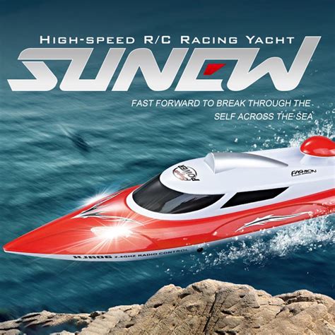 buy hj806 rc boat high speed 35km h 200m control distance fast ship rc boat racing at affordable