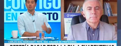 Lo que temo es que dicha versión de aplazar el regreso presencial a clases tiene mucho de verdad. CONTIGO EN DIRECTO CHILEVISIÓN CLASES PRESENCIALES Y ...