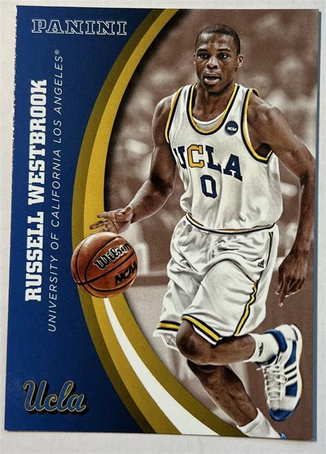 Russell Westbrook College Rookie Card 66 Rc Ucla Los Angeles Lakers Ebay
