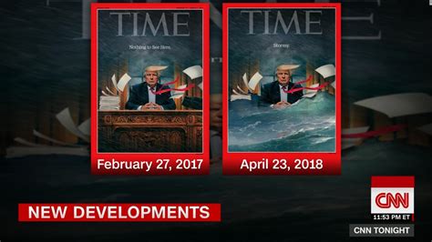 Time Cover Shows Trump In Stormy Conditions Cnn Video