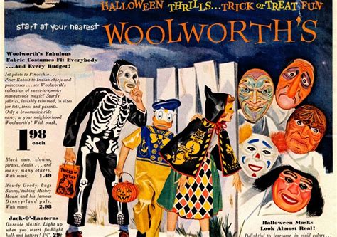 Spookshowscom Blog 1954 Woolworths Halloween Ad