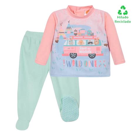 H2o Wear Pijama Bebé Niña Polar Reciclado Verde H2o Wear