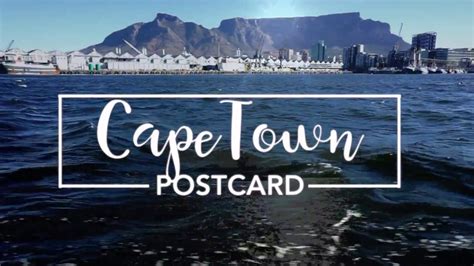 Cape Town Postcard Cooosh Youtube