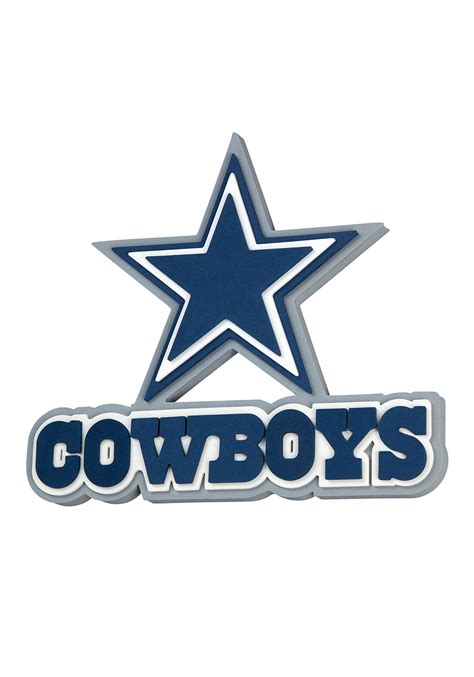 The cowboys compete in the national f. Dallas Cowboys NFL Logo Foam Sign