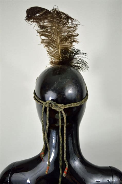 Wodaabe Ostrich Feather Headdress Exquisite African Art