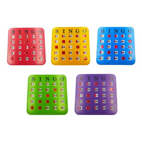 Buy Yuanhe Easy Read Extra Thick Stitched Bingo Cards With Sliding