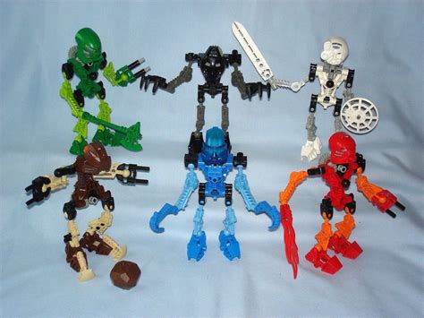 Bionicle How All The Skulls Were Different Color And How The Masks