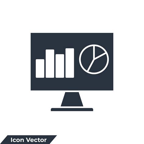 Monitoring Icon Logo Vector Illustration Dashboard Admin Symbol