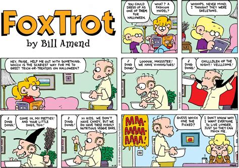 From The Foxtrot Archives Halloween Comics Foxtrot Comics By Bill