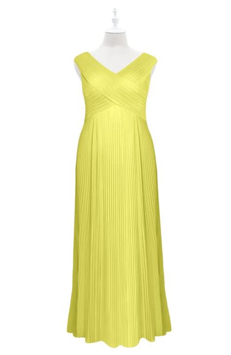 Colsbm Malaya Pale Yellow Plus Size Bridesmaid Dresses Colorsbridesmaid