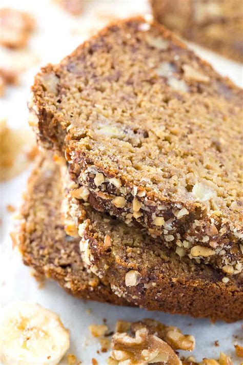 You can toss in a cup of chopped nuts, raisins, or chocolate chips if you want, or put the batter into muffin tins and make banana nut muffins instead. Whole Wheat Banana Nut Bread - Jessica Gavin