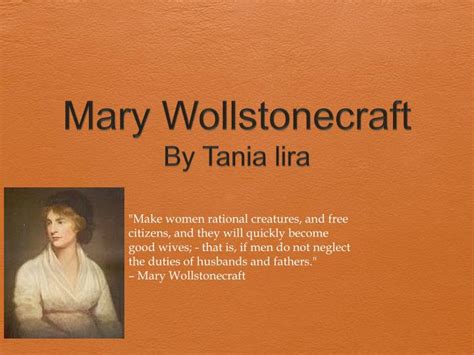 Ppt Mary Wollstonecraft Powerpoint Presentation Free Download Id