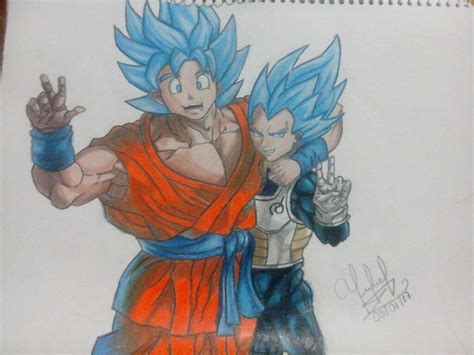 Fan Art De Goku Y Vegeta Dibujarte Amino