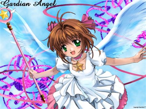 Sakura Anime 480p Card Kinomoto Sakura Kinomoto Art Hd Angel