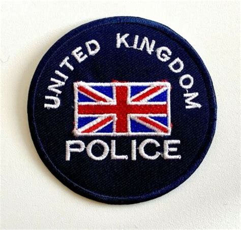 Police United Kingdom British Patch Embroidered Sew On Iron On