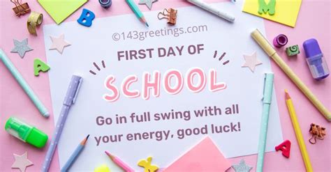 First Day Of School Wishes Quotes And Images 143 Greetings