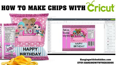 Maybe you would like to learn more about one of these? Personalized Chip Bag with Cricut Design Space for beginners 2020| Custom Party Chip Bags ...