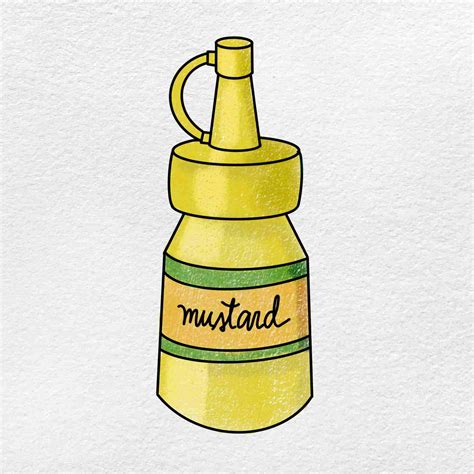 How To Draw Mustard Helloartsy