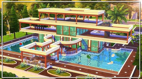 Futuristic Modern Mansion Wextraterrestrialgirlnl The Sims 4