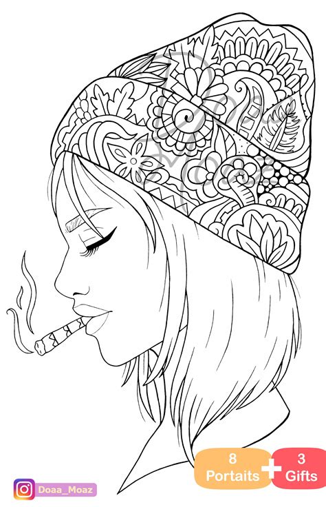 Art Coloring Pages Printable Girls Finmc Ginnis