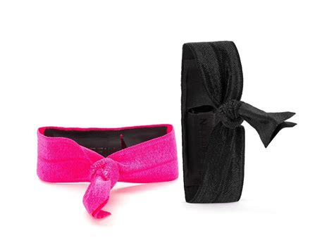 Amazon Com Black Hot Pink Ribbon Wristband Pack For Fitbit And For Sony Fitness Trackers