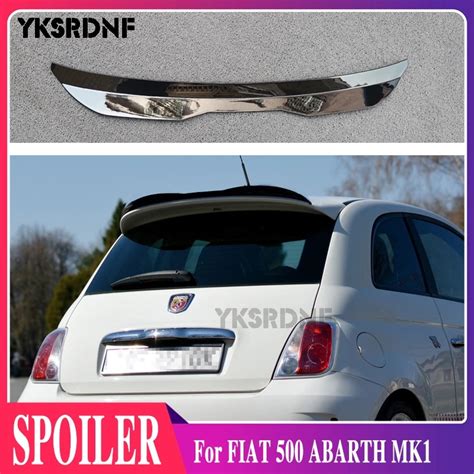 Mini Spoiler Extension Fiat 500 Abarth Mk1 2008 2012 Rear Wing Spoiler