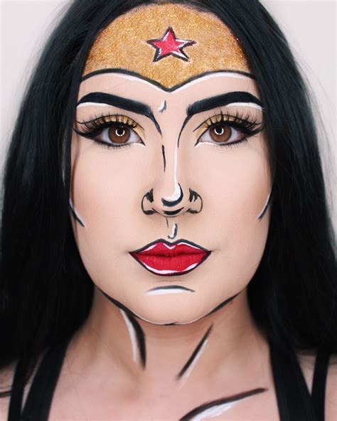 Wonder Woman Makeup Makeup Comic Makeup Wonder Woman Makeup
