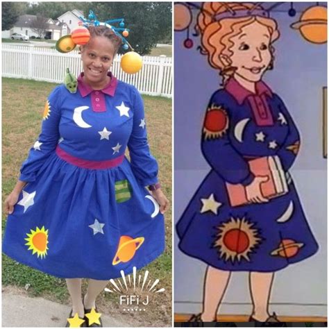 Ms Frizzle Costume Magic School Bus Ms Frizzle Costume Couples Costumes African Design Dresses