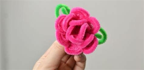 How To Make A Flower Hair Band With Chenille Stems Flower Hair Band