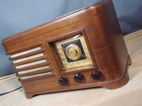 Vintage Crosley 56tc Wooden Tube Radio Retro Radios Vintage