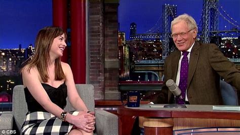 Dakota Johnson Teases David Letterman About His Crush On Her Mother