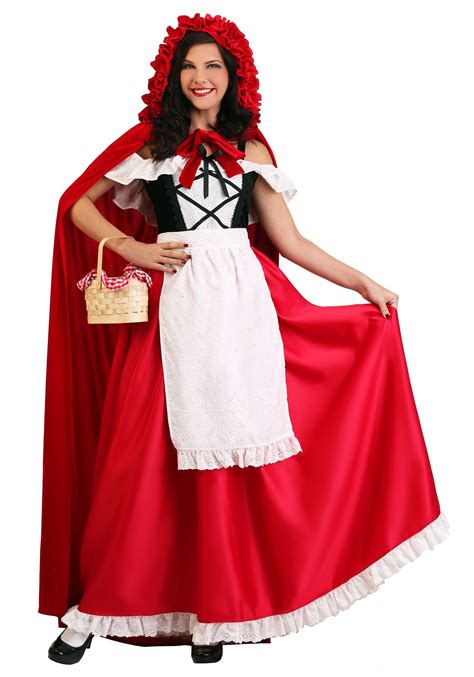 specialty costumes little red riding hood women adult cosplay fancy dress up party costume one size