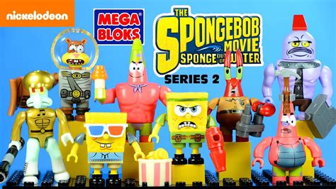 the spongebob movie sponge out of water mega bloks micro action figures series 2 nickelodeon