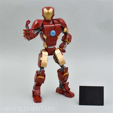 Lego® Marvel Review And Mocs 76206 Iron Man Figure New Elementary