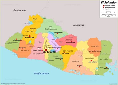 El Salvador Map Maps Of El Salvador 15960 The Best Porn Website