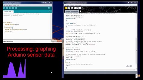 Processing 3 Graphing Data From Arduino Sensor Youtube