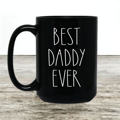 Best Daddy Ever Coffee Mug Daddy Coffee Cup Rae Dunn Style Etsy