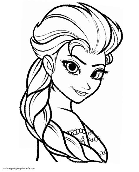 elsa coloring pages coloring pages printablecom