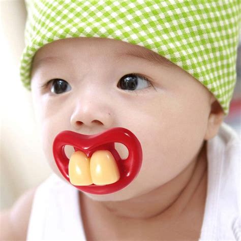 But how do you choose the perfect pacifier for your baby? Two Front Teeth Pacifier » Petagadget