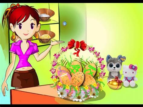 Aquí hay juegos de cocinar de todo: Juegos de cocinar galletas de azúcar con Sara - YouTube