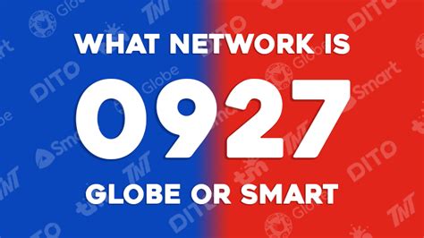 What Network Is 0927 In The Philippines Globe Or Smart