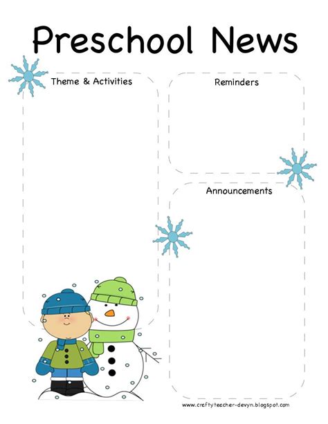 December Newsletter Template Free Web It Is A Great Way To Encourage